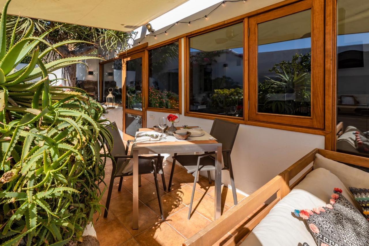 "New" Deluxe Designer Villa Infinity, With Panoramic Sea Views,Own Exclusive Heated Private Pool, Subtropical Gardens Tías Exteriör bild